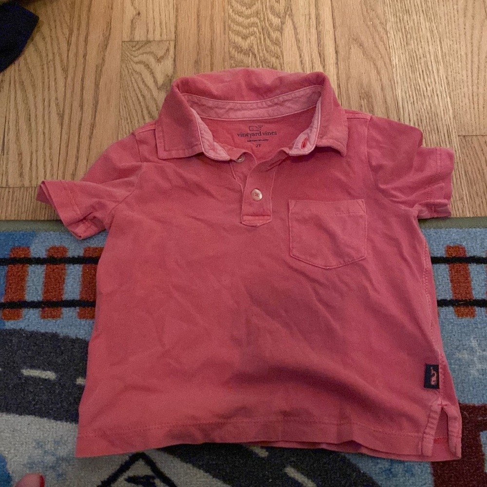 Vineyard vines navy 2T polo